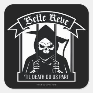 Sticker Carré Équipe de suicide   Belle Reve Reaper Graphic