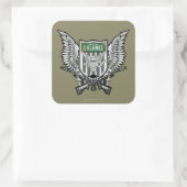 Sticker Carré Équipe de suicide | Rick Drapeau aile crête de tat (Sac)