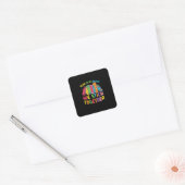 Sticker Carré Équipe d'enseignants de 5e année 5e année (Enveloppe)