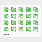 Sticker Carré Équipe d'Irlande (Feuille)