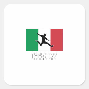 Sticker Carré Équipe d'Italie de football
