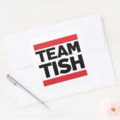 Sticker Carré Équipe Tish (Enveloppe)