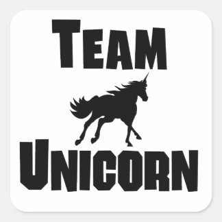 Sticker Carré Équipe Unicorn