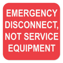 Équipement de déconnexion d'urgence SIX non utilis