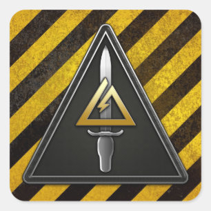 Sticker Carré ęr Détachement-Delta opérationnel de forces