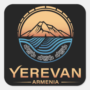 Sticker Carré Erevan Arménie