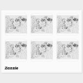 Sticker Carré Erica Crooks Comics : Game Show scam (Feuille)