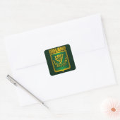 Sticker Carré "Erin Go Bragh" Gold (Enveloppe)