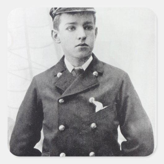 Sticker Carré Ernest Shackleton (Devant)