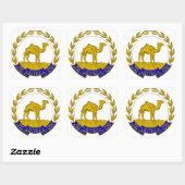 Sticker Carré érythrée (Feuille)