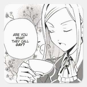 Sticker Carré Es-Tu Ce Qu'On Appelle Gay ?   WataOshi  