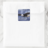 Sticker Carré Ésaïe 40:31 (Sac)