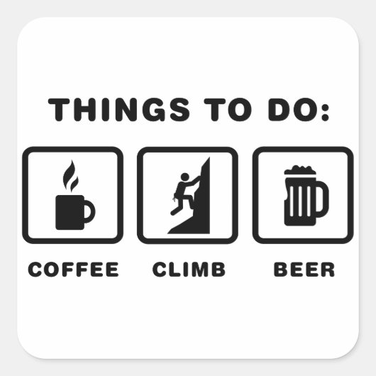 Sticker Carré Escalade (Devant)