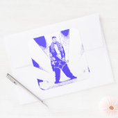 Sticker Carré Escalade de glace bébé (Enveloppe)