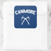 Sticker Carré Escalade de glace Canmore (Sac)
