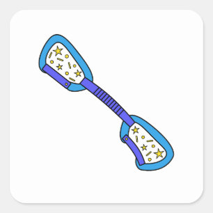 Sticker Carré Escalade Quickdraw Star