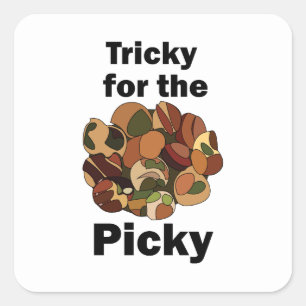 Sticker Carré Escargot Nourriture Française Difficile Pour Les D