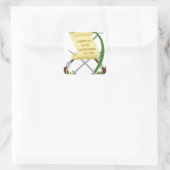 Sticker Carré Escudo de armas de Guatemala (Sac)