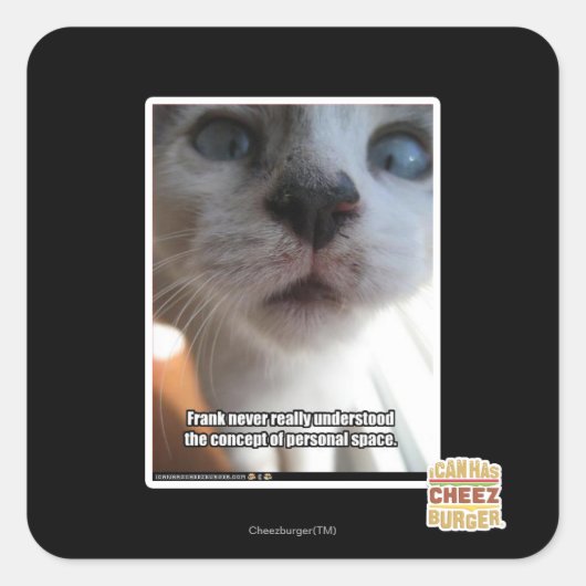 Sticker Carré Espace personnel (Devant)