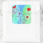 Sticker Carré espérance de foi (Sac)