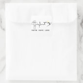 STICKER CARRÉ ESPOIR DE FOI AMOUR (Sac)