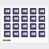 Sticker Carré Esprit de paix gothique (Feuille)