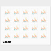 Sticker Carré Esprit rempli-1 (Feuille)
