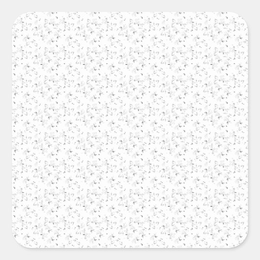 Sticker Carré esquisse Design Quarante-neuf (Devant)