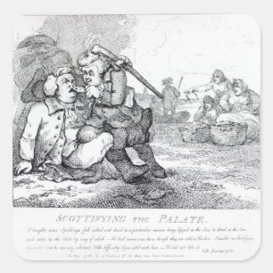 Sticker Carré Esquisser le palais