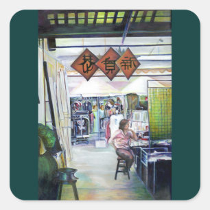 Sticker Carré Est-ce que ce Dragon est livré avec des Roues d'en