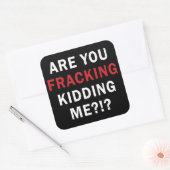 Sticker Carré Est-ce que vous me frappez ? -Stickers carrés (Enveloppe)