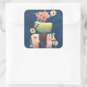 Sticker Carré Et Sur Cette Ferme (Sac)