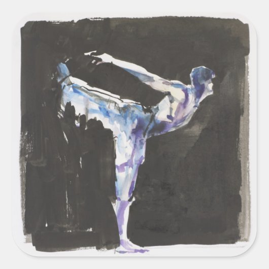 Sticker Carré Étape (Devant)