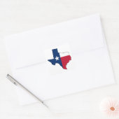 Sticker Carré État du Texas (Enveloppe)