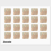 Sticker Carré États-Unis 2 (Feuille)