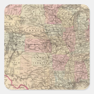 Sticker Carré États-Unis 24