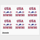 Sticker Carré États-Unis d'Amérique (Feuille)