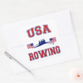 Sticker Carré États-Unis d'Amérique (Enveloppe)