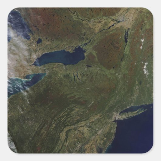 Sticker Carré États-Unis du nord-est (Devant)