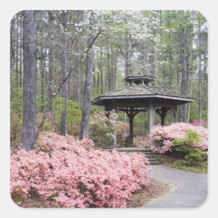 Sticker Carré États-Unis, Géorgie, Pine Mountain. Un gazebo parm