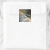 Sticker Carré États-Unis, Michigan, péninsule supérieure. Poutre (Sac)