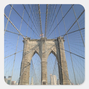 Sticker Carré États-Unis, New York, New York City, Brooklyn :