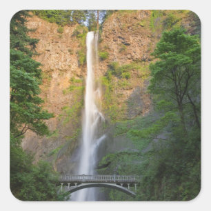 Sticker Carré États-Unis, Oregon, Columbia River Gorge, Multnoma