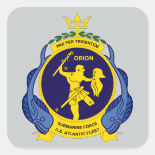 Sticker Carré États-Unis Orion AS-8 Pax Par Tridentem