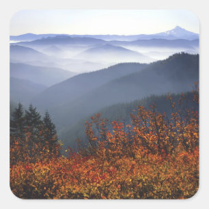 Sticker Carré États-Unis, Washington, Columbia River Gorge Natio