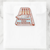 Sticker Carré Été de Sardine (Sac)