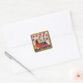 STICKER CARRÉ ETERNEL LOVE VALENTINE'S DAY PARCHMENT (Enveloppe)