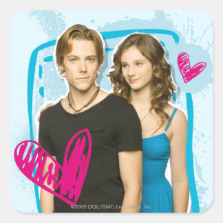 Sticker Carré Ethan & Tara