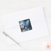 Sticker Carré Ethereal Mystical Fairy Girl (Enveloppe)