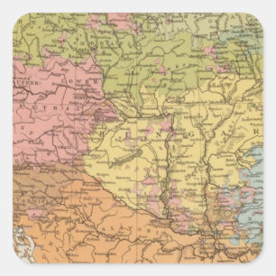 Sticker Carré Ethnog Autriche Hongrie